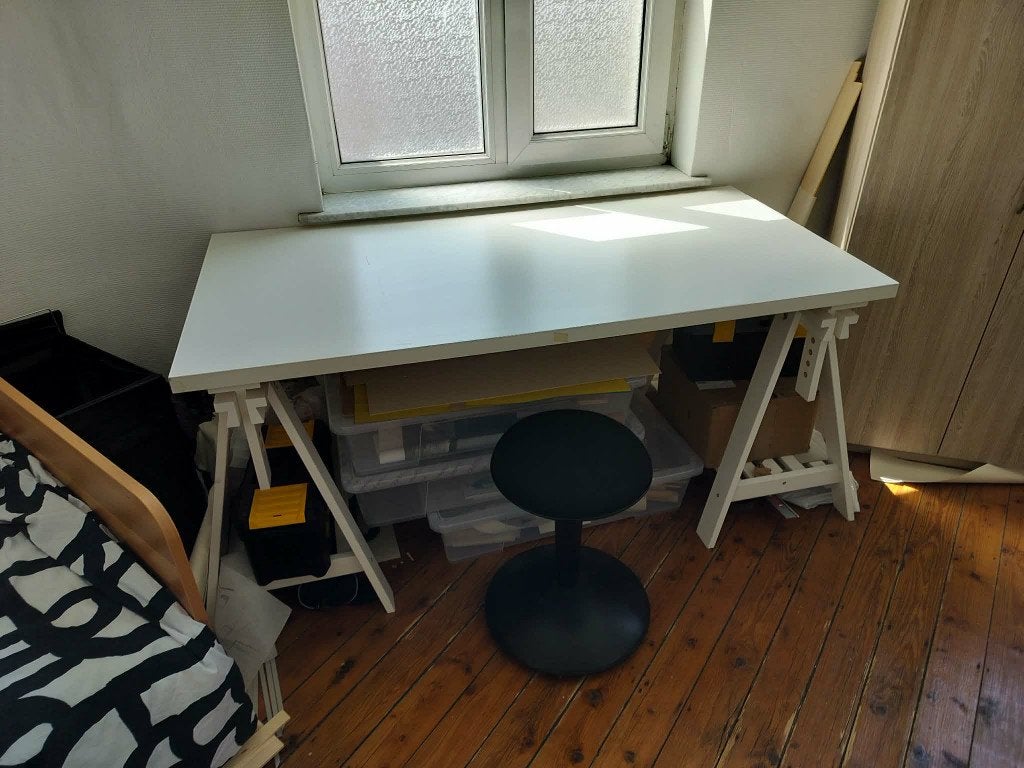 tekentafel, Doe-het-zelf en Bouw, Tekentafels, Ophalen, Zo goed als nieuw, 130 tot 150 cm