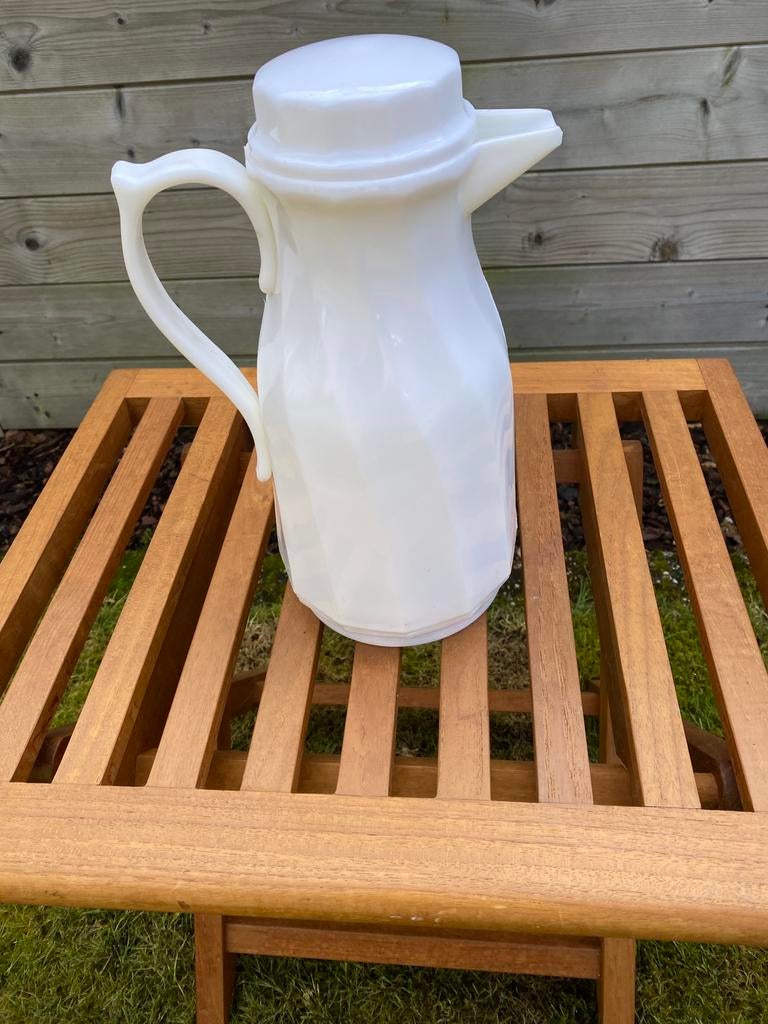 Witte nieuwe koffiekan of thermos kan, Electroménager, Enlèvement ou Envoi