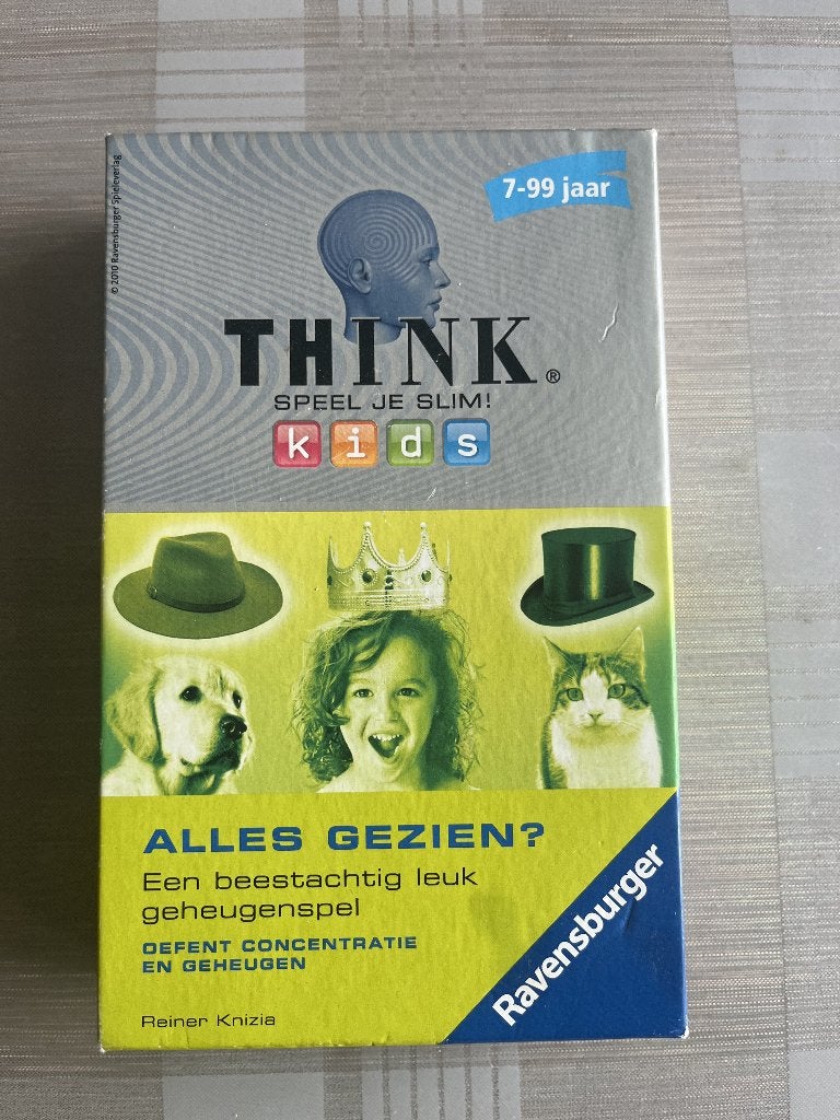 Game Think Kids Seen Everything ? Ravensburger, 1 ou 2 joueurs, Enlèvement ou Envoi, Comme neuf, Ravensburger