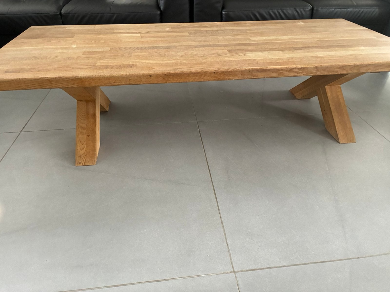 Eiken salontafel, Ophalen, Zo goed als nieuw
