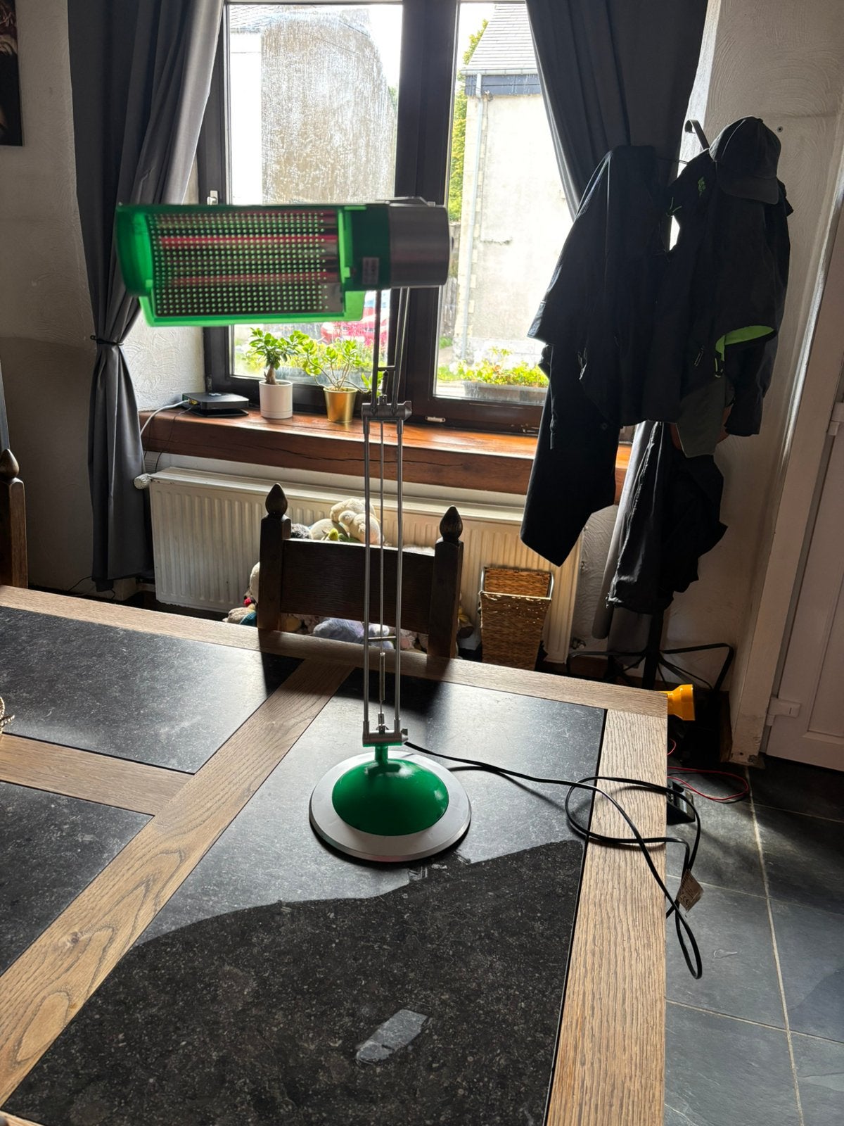 Grote vintage bureaulamp, Ophalen of Verzenden, Zo goed als nieuw, Bureaulamp, Vintage