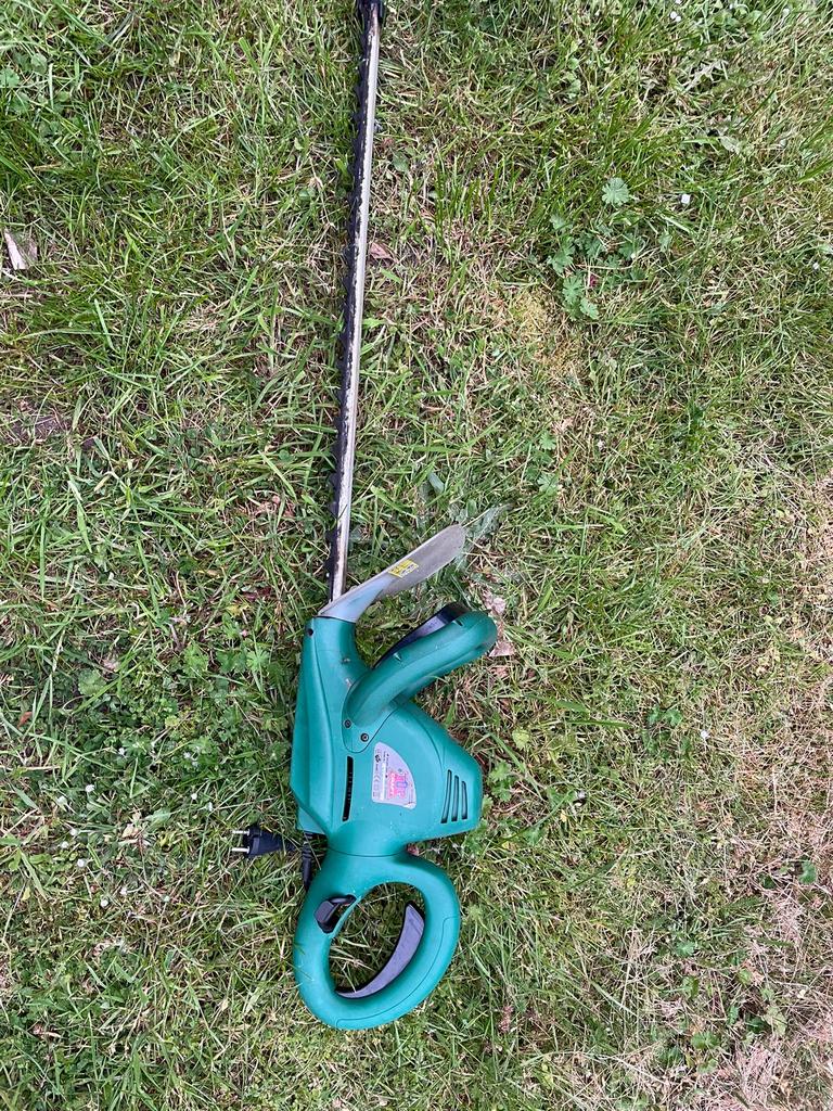 Elektrische heggenschaar / grasschaar – Top Craft, Tuin en Terras, Ophalen, Gebruikt, Elektrisch