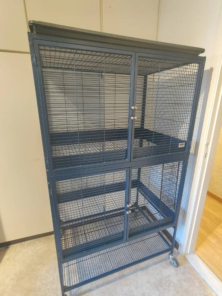 Savic Royal Suite 95 Double Kooi, Dieren en Toebehoren, Ophalen, Kooi, Gebruikt, 90 cm of meer
