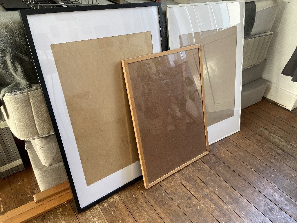 Lot de 3 cadres pour affiches A1, Neuf, Cadre poster, Multicolore, Enlèvement
