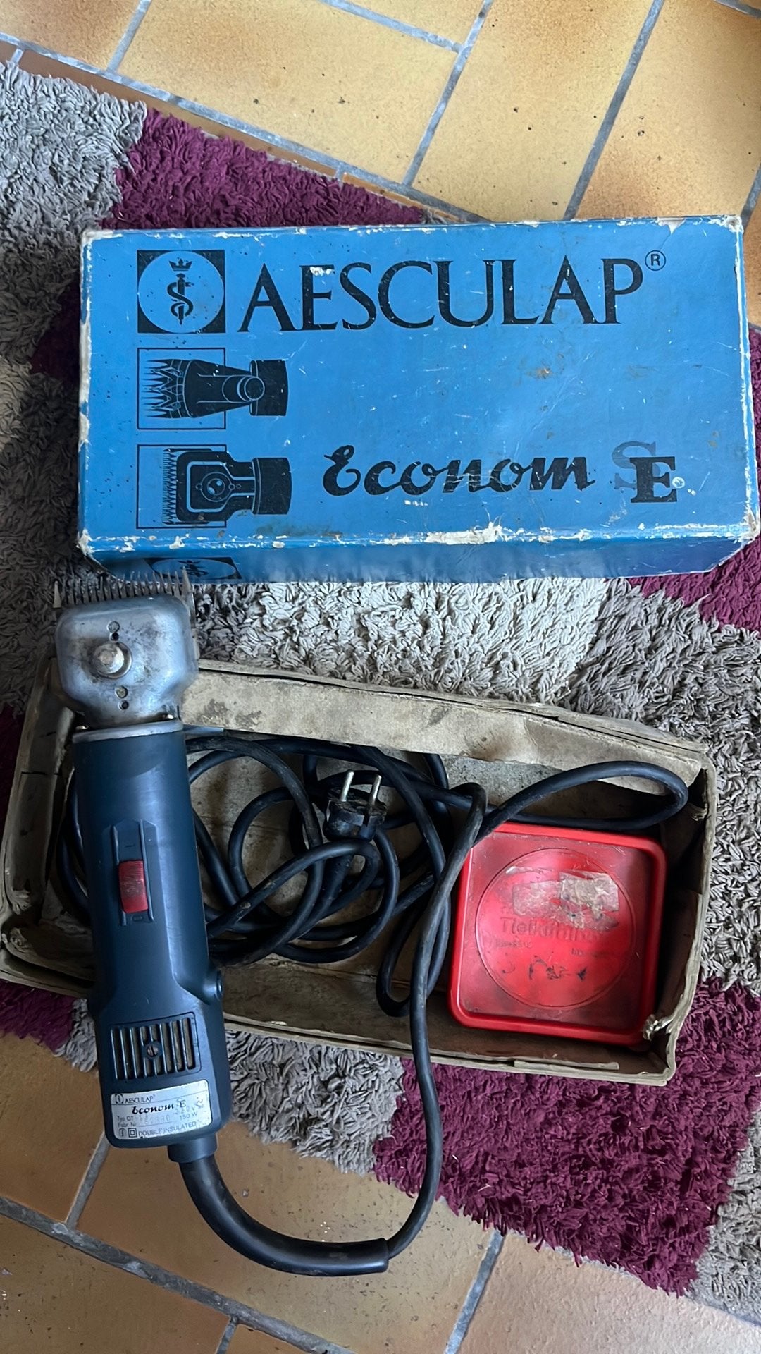 Scheermachine dieren, Ophalen, Gebruikt