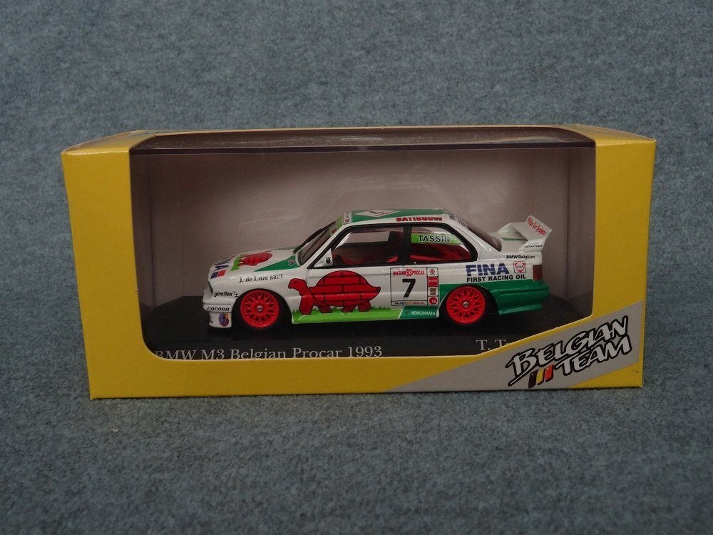 BMW E30 M3 Belgian Procar 1993 #7 Thierry Tassin Minichamps, Enlèvement ou Envoi, Utilisé, Voiture, MiniChamps