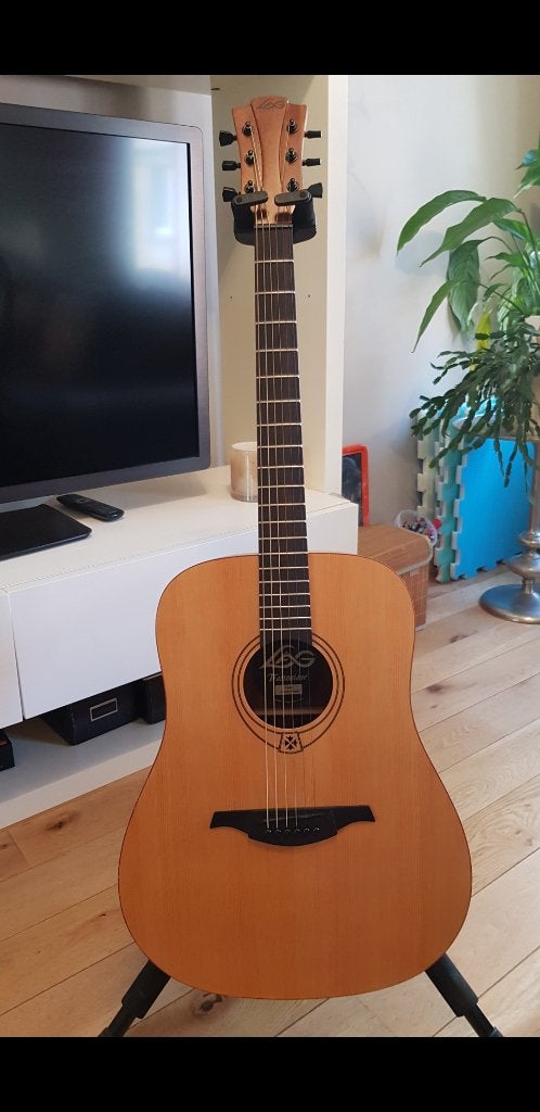 Guitare acoustique Lag Tramontane T44 D, Muziek en Instrumenten, Snaarinstrumenten | Gitaren | Akoestisch, Ophalen, Zo goed als nieuw