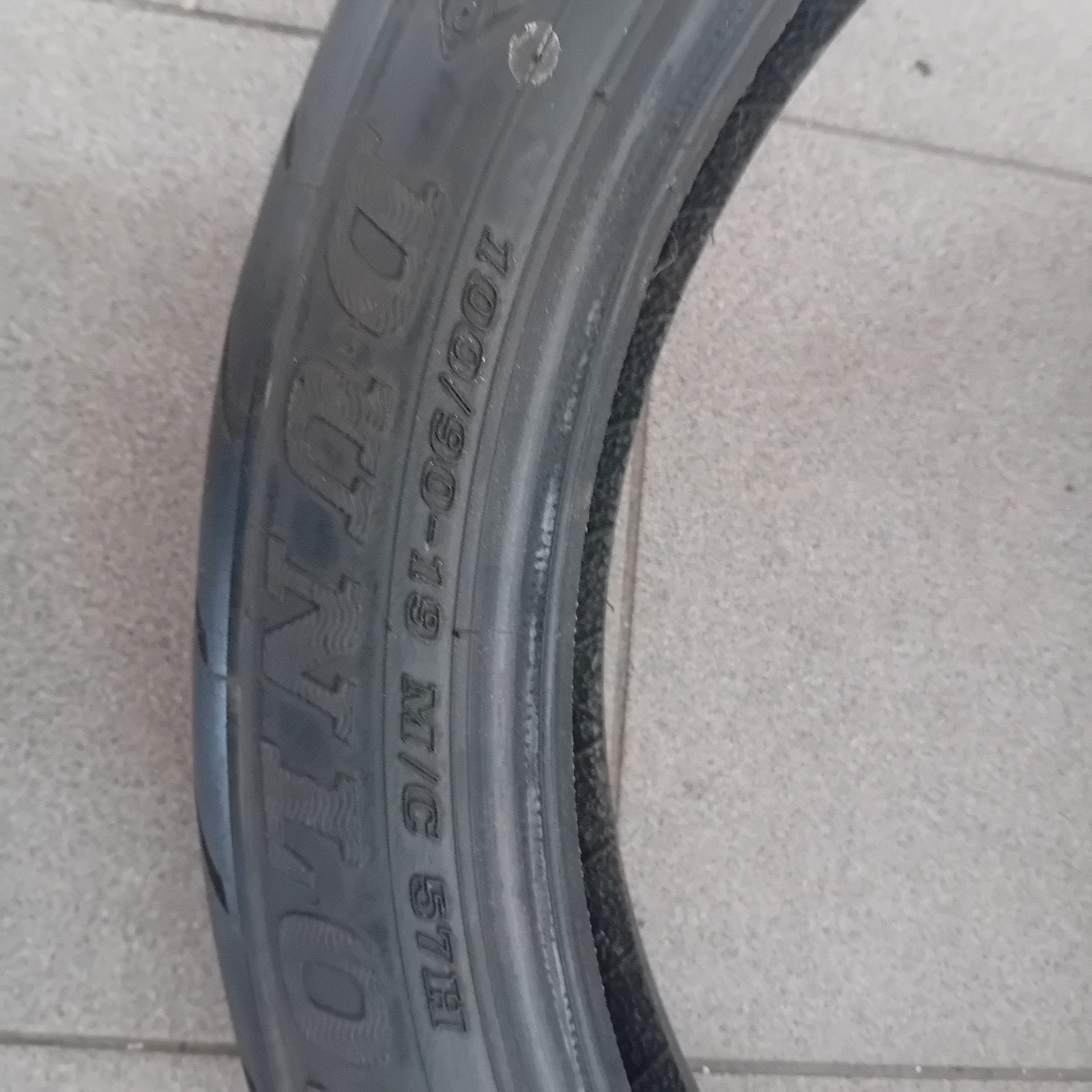 HD Voorband 19inh velg Dunlop, Motoren, Ophalen