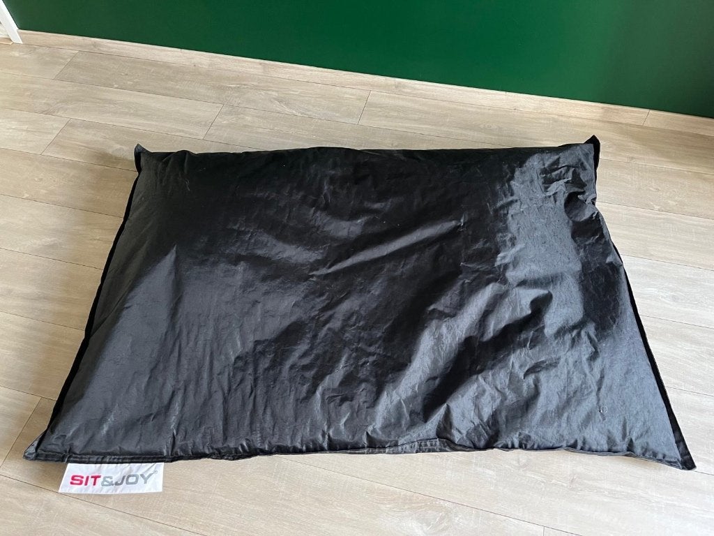Zitzak 140cm op 110cm, Ophalen, Gebruikt, Zwart, Zitzak
