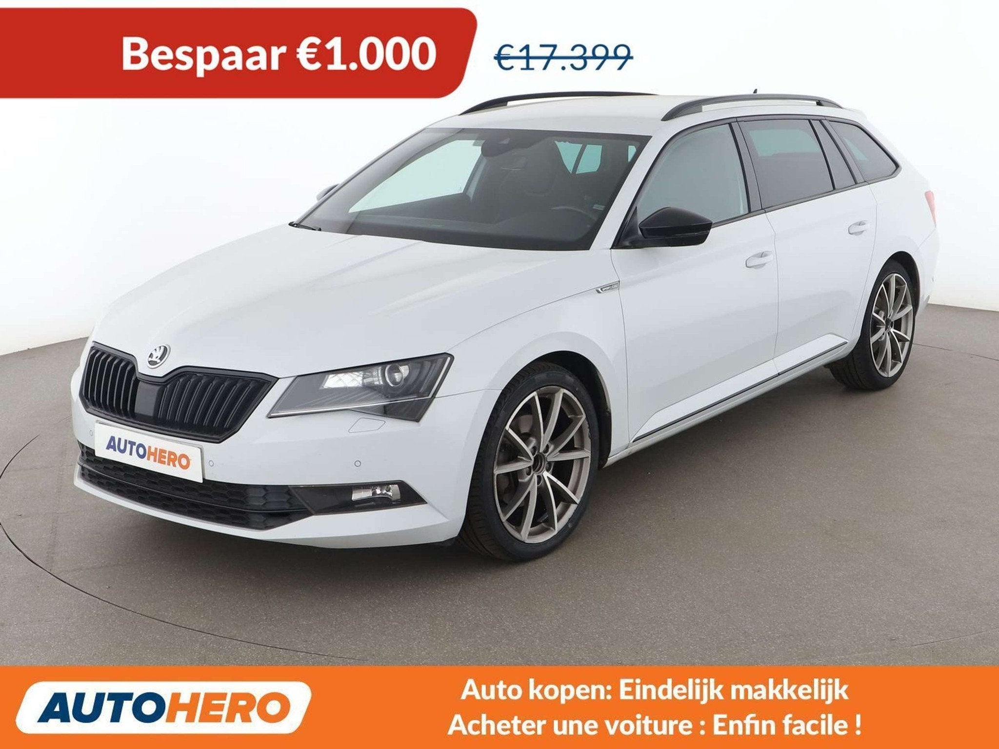 Skoda Superb 1.5 TSI ACT SportLine (automatique), Autos, Skoda, Achat, 164 g/km, Détection des panneaux routiers, Noir