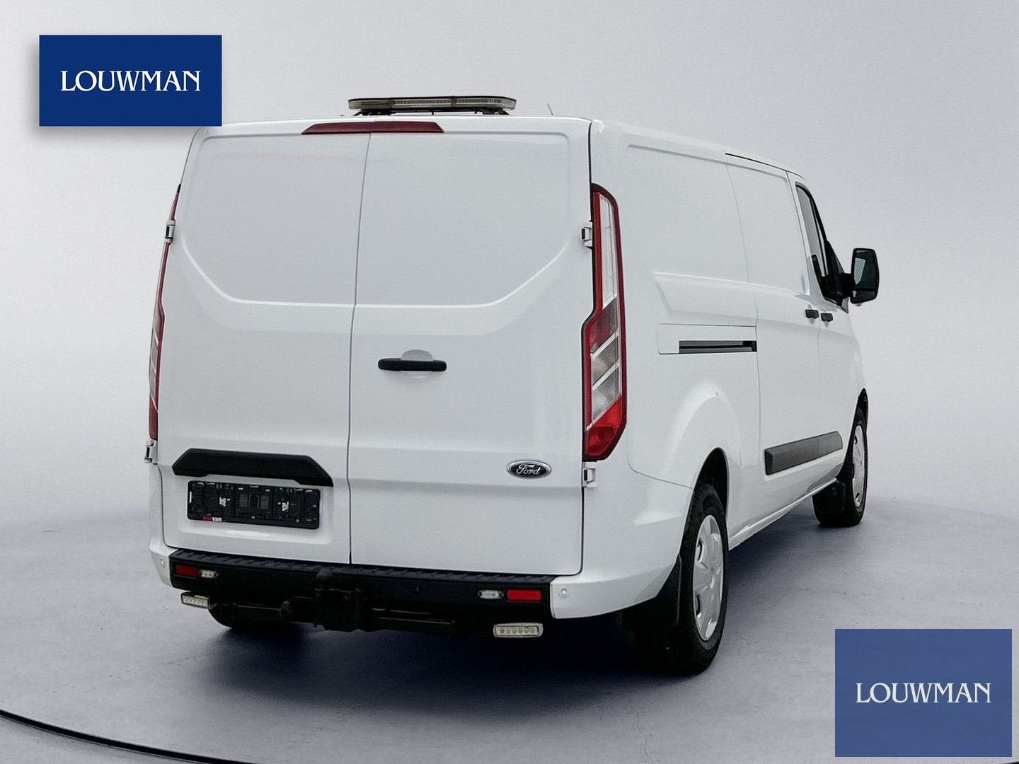 Ford Transit Custom 340 2.0 TDCI L2H1 Schuifdeur L+R Navigat, Auto's, Wit, Bedrijf, Ford, Te koop