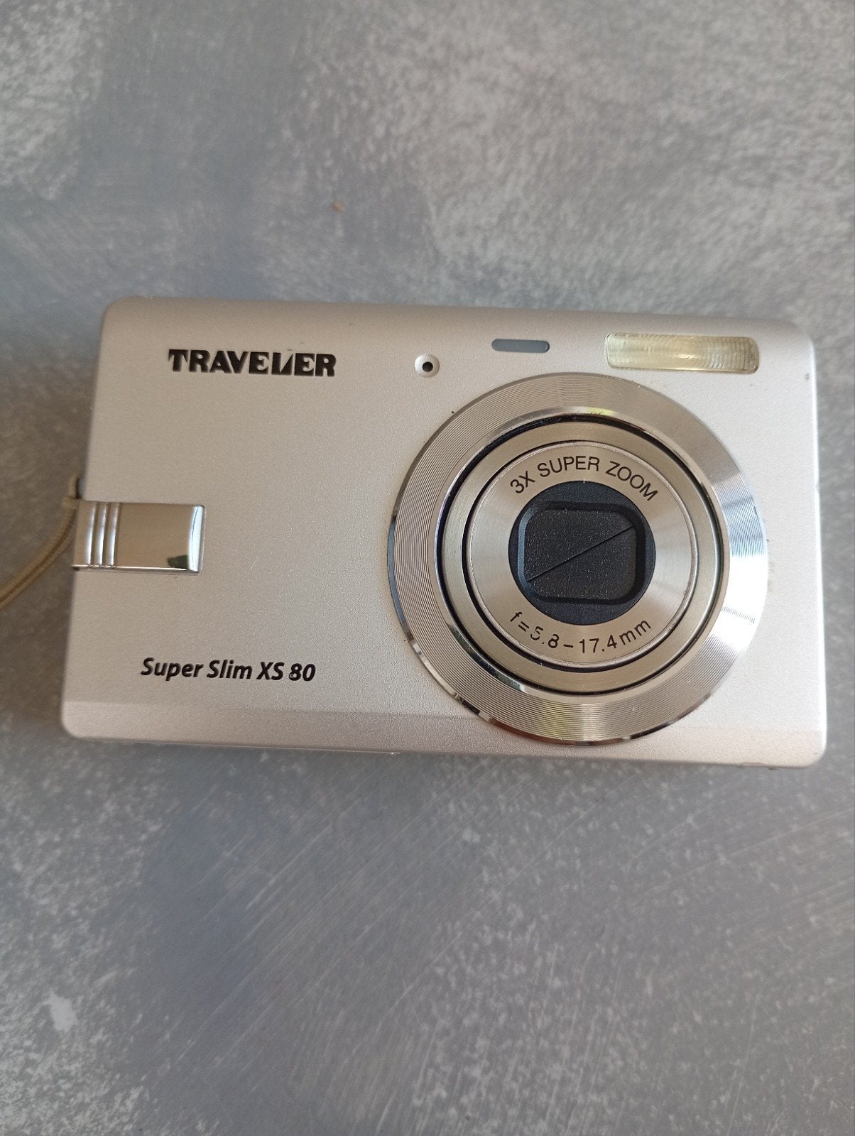 Traveler Super Slim XS 80 Compactcamera, Audio, Tv en Foto, Fotocamera's Digitaal, Gebruikt, Geheugenkaart, Ophalen of Verzenden