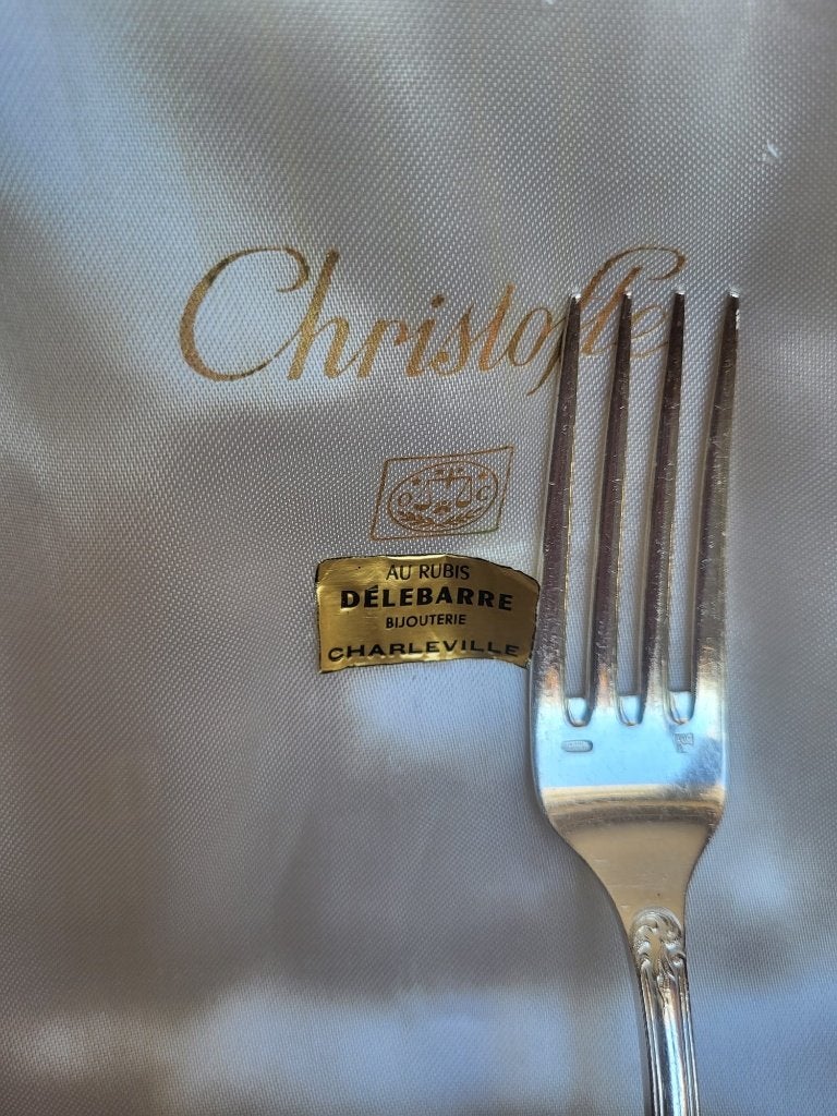 74 couverts argent Christofle - série Marly, Antiquités & Art, Enlèvement