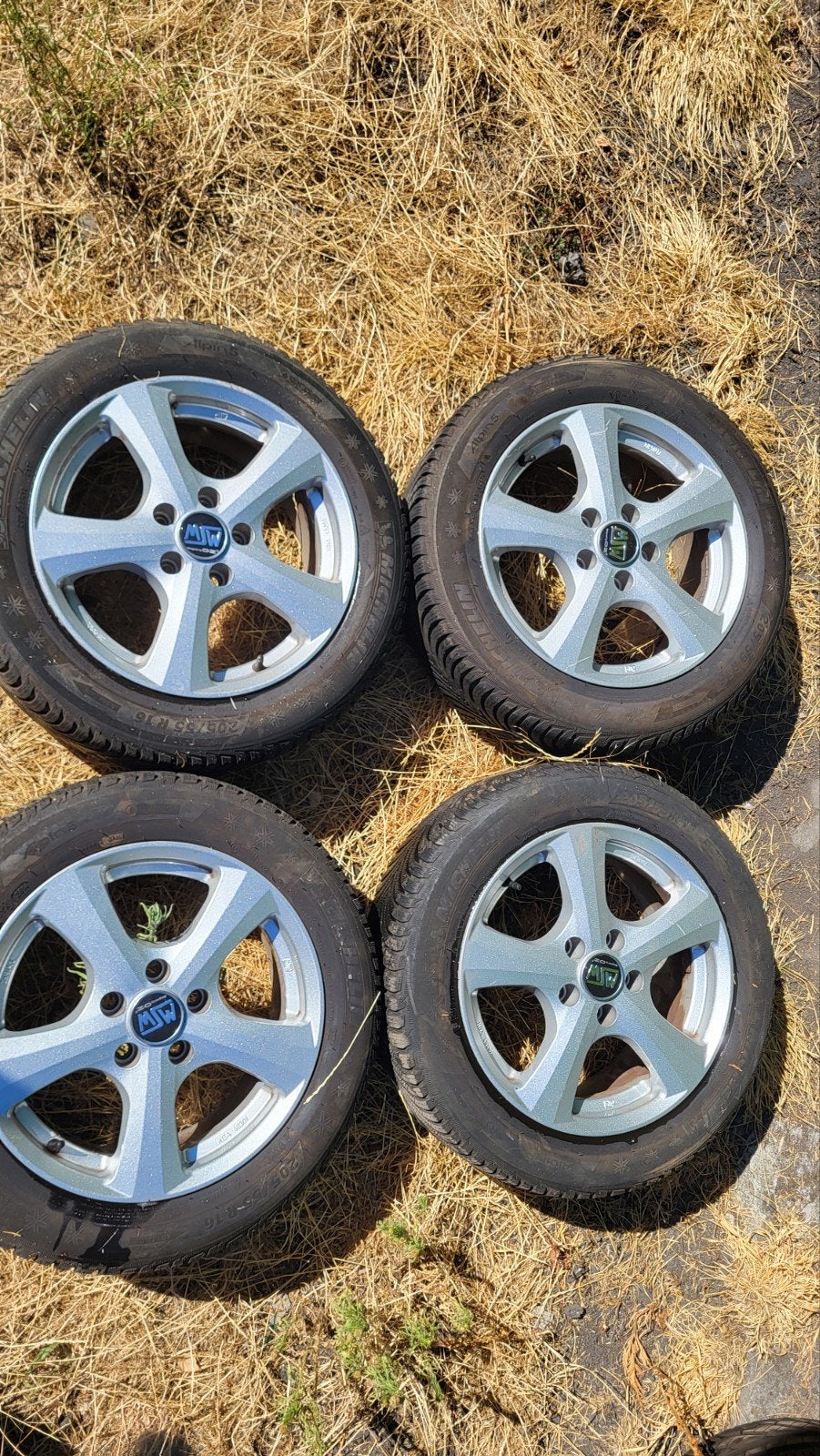 4 16 inch MSW-velgen, Auto-onderdelen, Banden en Velgen, Ophalen, Gebruikt, Velg(en), 16 inch
