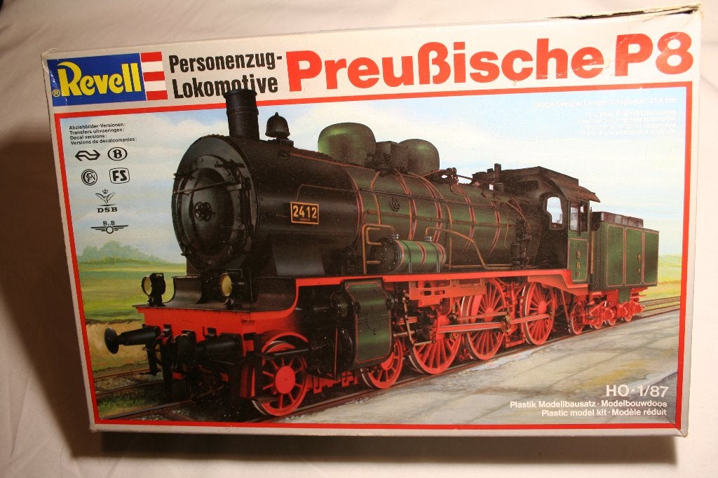 Revell 2165 1/87 bouwdoos stoomlocomotief P8, Ophalen of Verzenden, Zo goed als nieuw, Locomotief