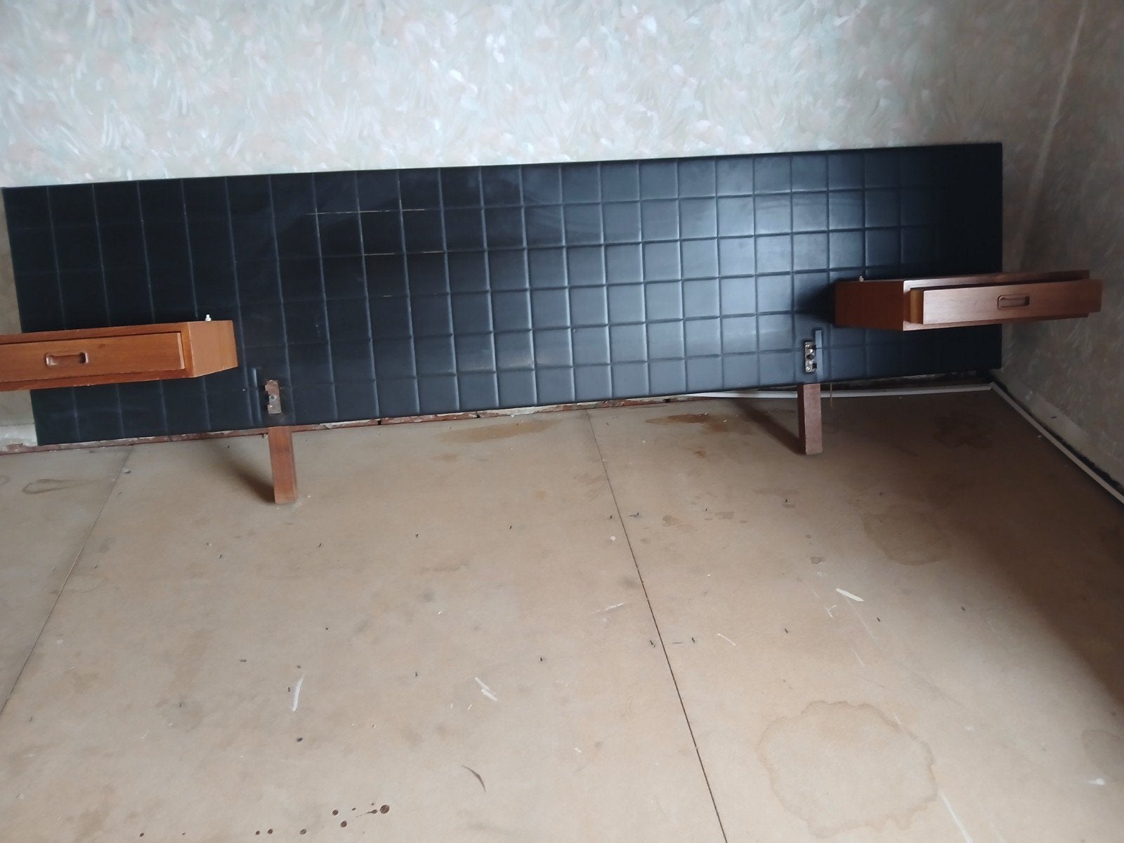 wand vintagebed, Ophalen