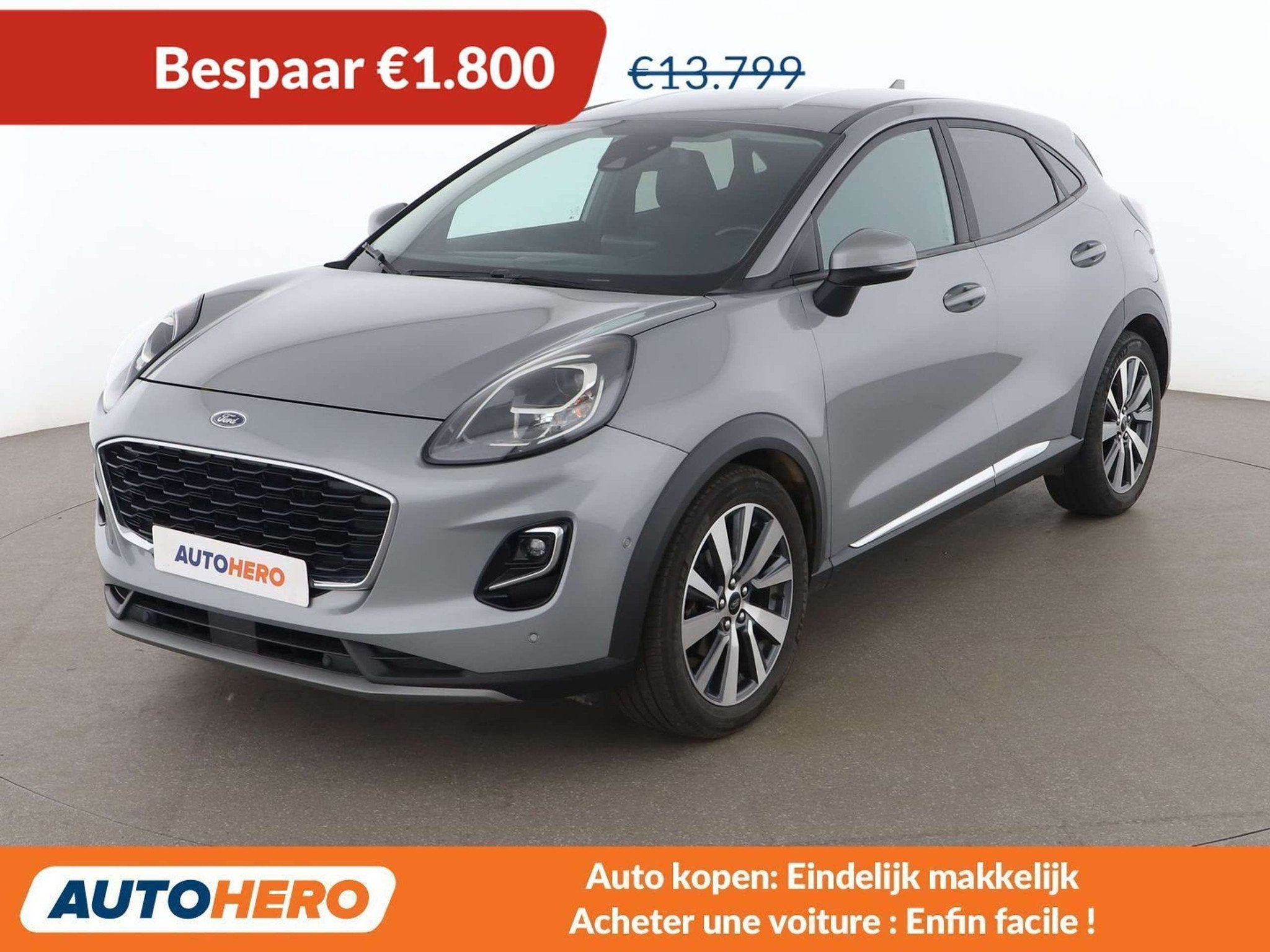 Ford Puma 1.5 TDCi EcoBlue Titanium X, Autos, Détection des panneaux routiers, Argent ou Gris, Achat, Puma