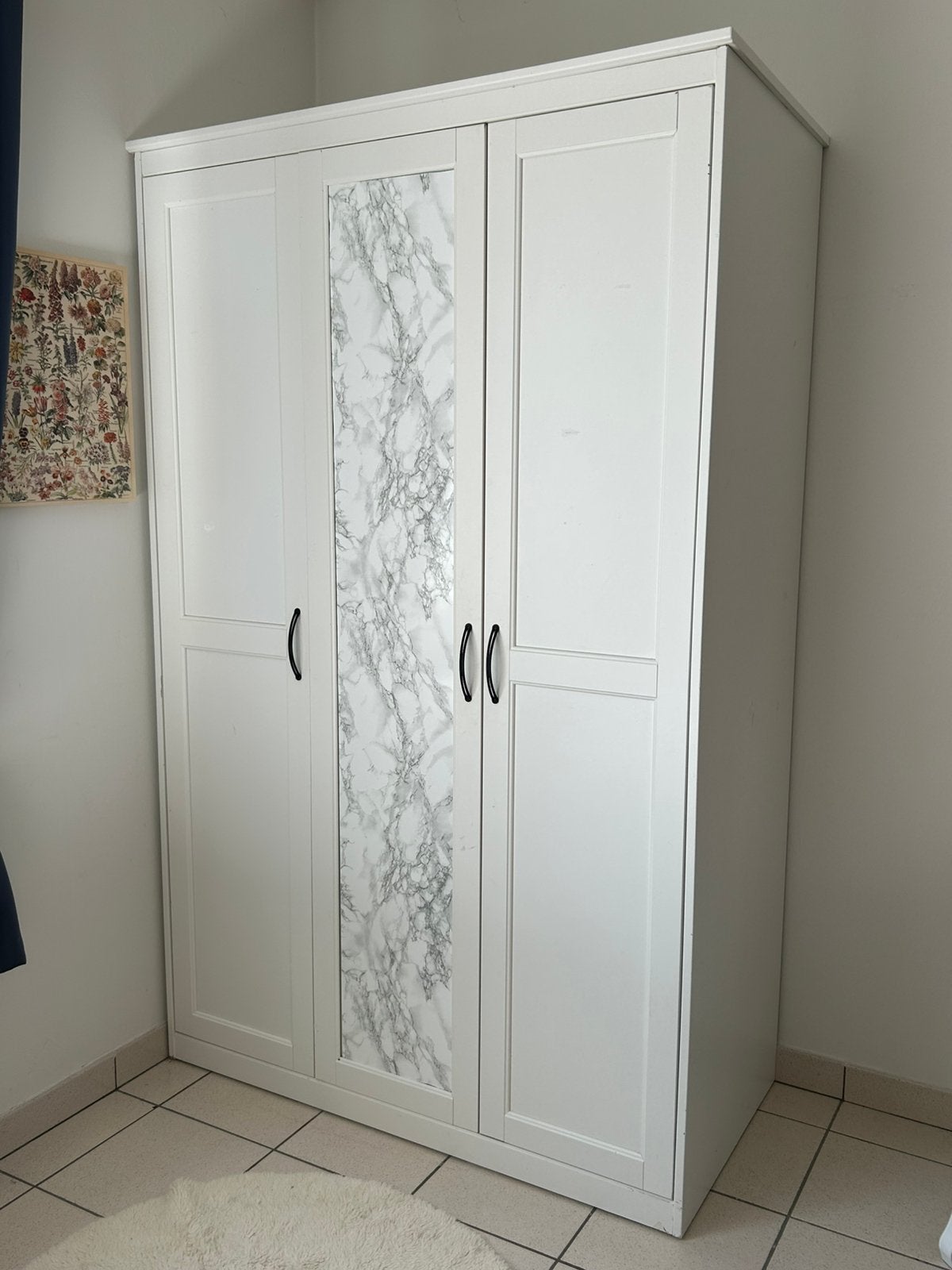 Ikea kledingkast en bureau met stoel, Maison & Meubles, Enlèvement, Utilisé