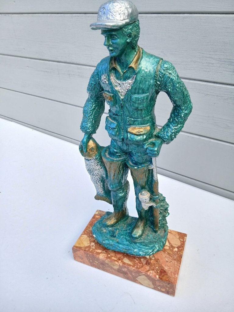 Vissersman, Antiek en Kunst, Kunst | Beelden en Houtsnijwerken, Ophalen, Beeld