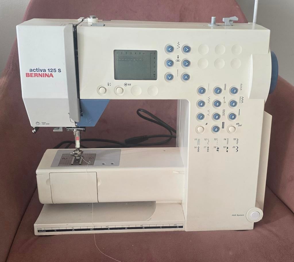 Bernina activa 125 s, Enlèvement, Machine à coudre, Bernina