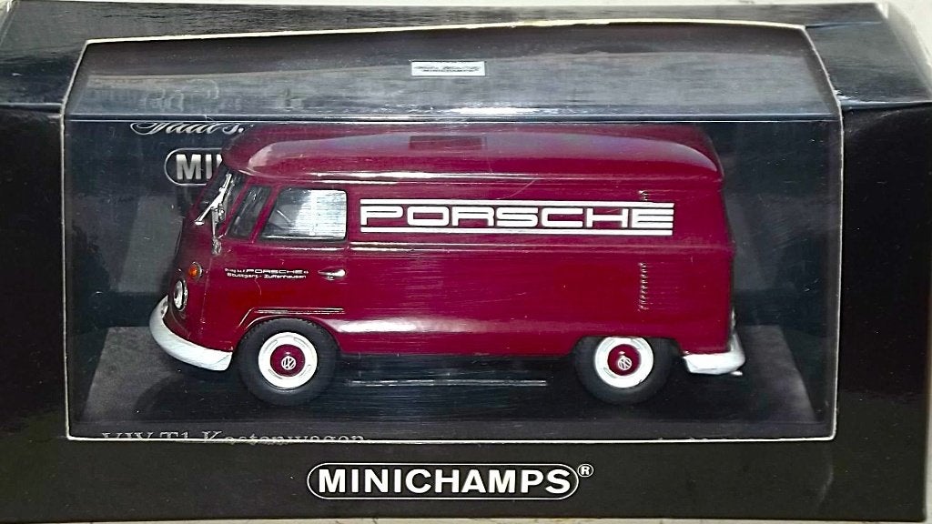 VW T1 Delivery van PORSCHE - Echelle 1:43, Enlèvement ou Envoi, Comme neuf, Voiture, MiniChamps