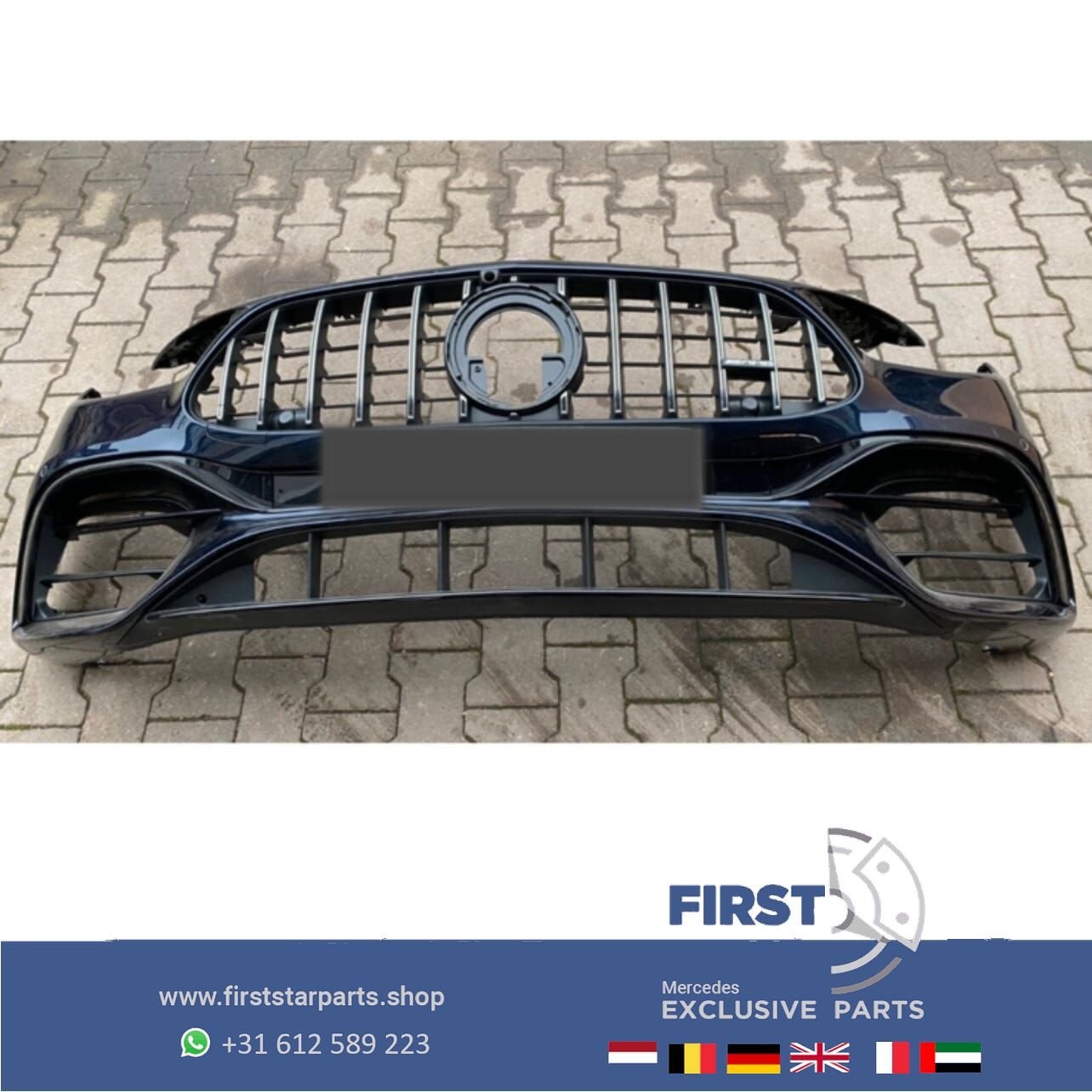 W213 S213 FACELIFT E63 E63s AMG VOORBUMPER COMPLEET + GT GRI, Utilisé, -, Avant, -