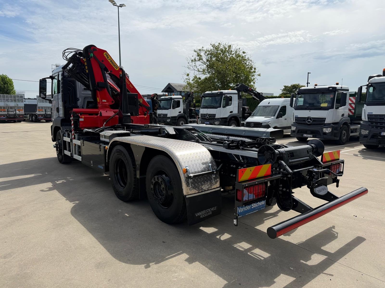 MAN TGS 26.420 - PALFINGER PK 18.502 SH-C - CONTAINERSYSTEEM, Automaat, Euro 6, MAN, Bedrijf