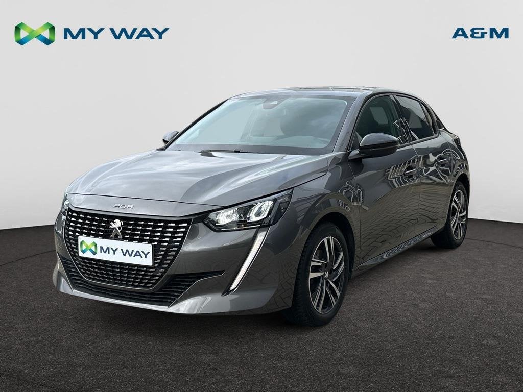 Peugeot 208 208 1.2i PureTech Allure (EU6.3), Auto's, Handgeschakeld, Navigatiesysteem, Zilver of Grijs, Stadsauto
