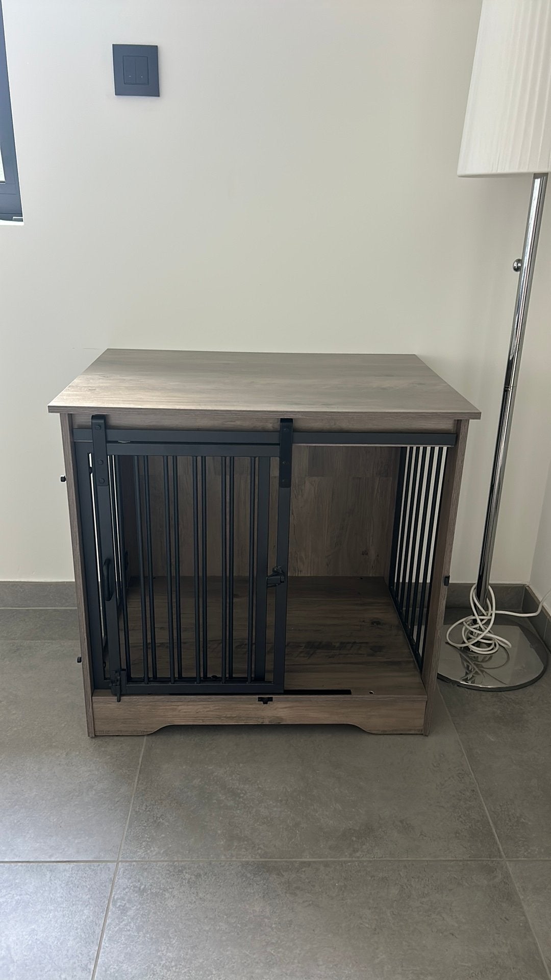 Houten hondenbench, Animaux & Accessoires, Caisses pour chiens, Enlèvement, Comme neuf