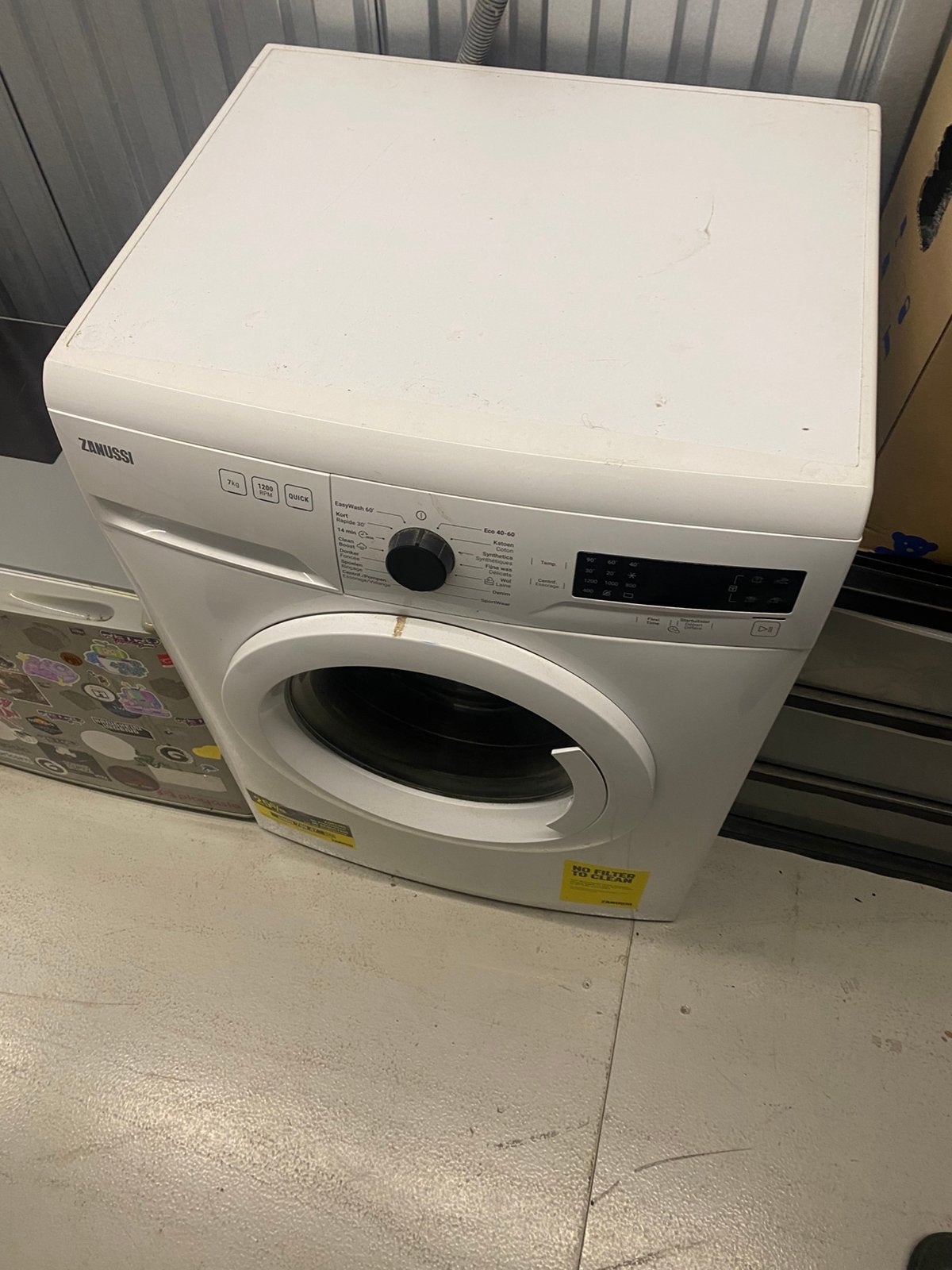 Zanussi A++ wasmachine, Ophalen, Gebruikt, Energieklasse A of zuiniger, Voorlader