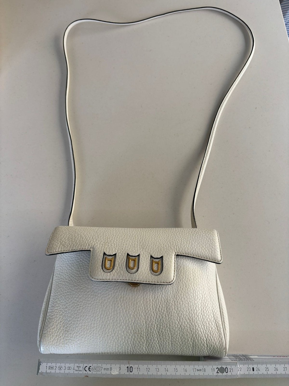 Delvaux handtas wit, Enlèvement, Comme neuf, Blanc, Sac à main