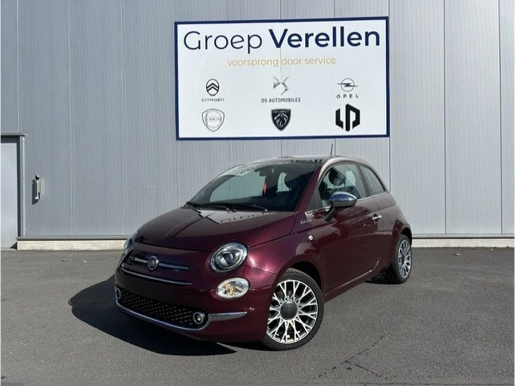 Fiat 500 Hybrid Dolcevita, Auto's, Fiat, Bedrijf, ABS, Airbags, Airconditioning, Bluetooth, Boordcomputer, Centrale vergrendeling