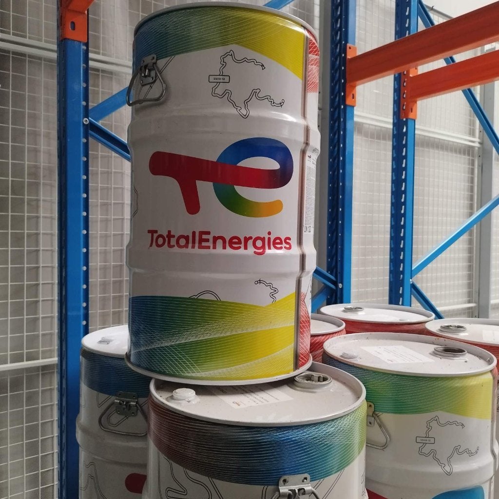 Fut métallique vide Total Energie 50 litres, Moins de 75 litres, Enlèvement, Comme neuf