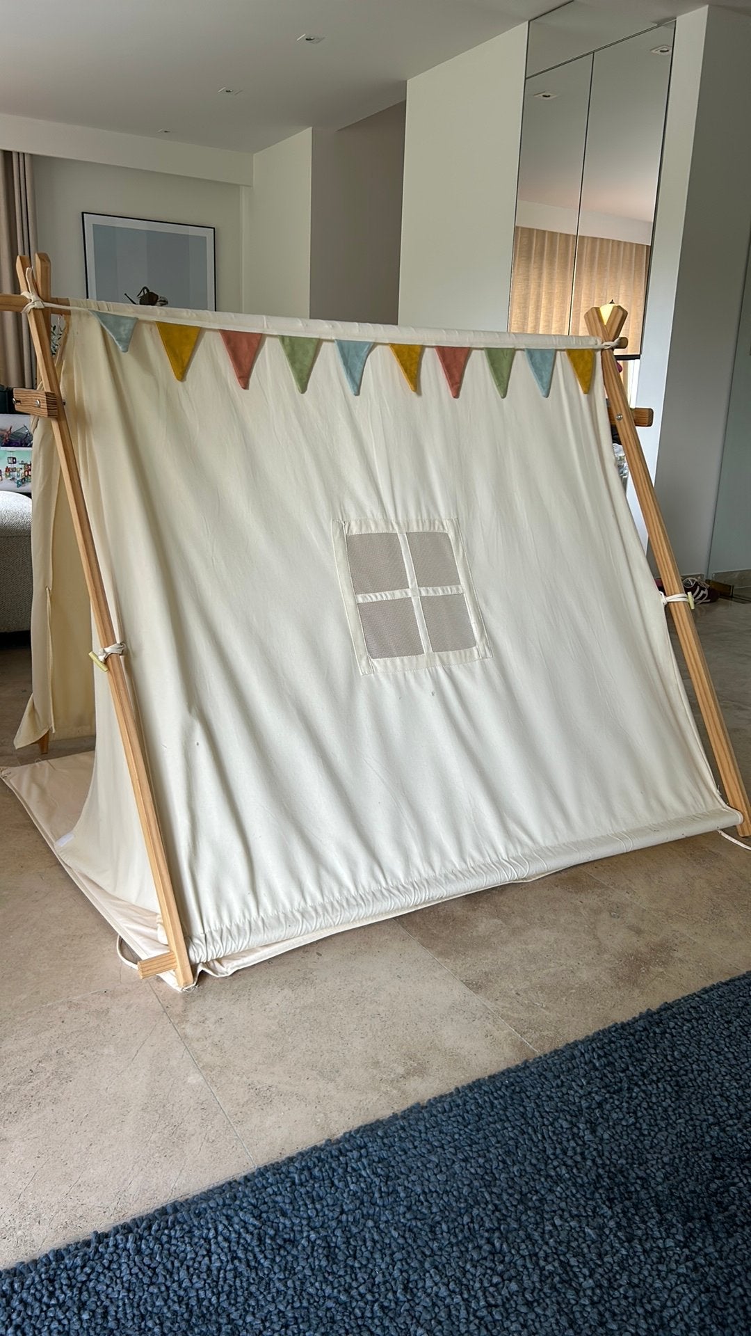 Tipitent / speeltent «Fête» Petite Amélie – off-white, Kinderen en Baby's, Ophalen, Zo goed als nieuw