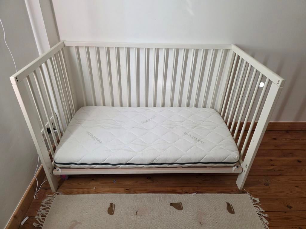 Babybed Ikea + matras, Ophalen, Matras