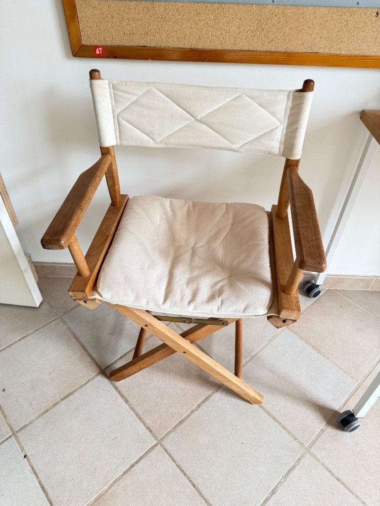 Chaise de producteur, Bois, Enlèvement, Utilisé, Blanc