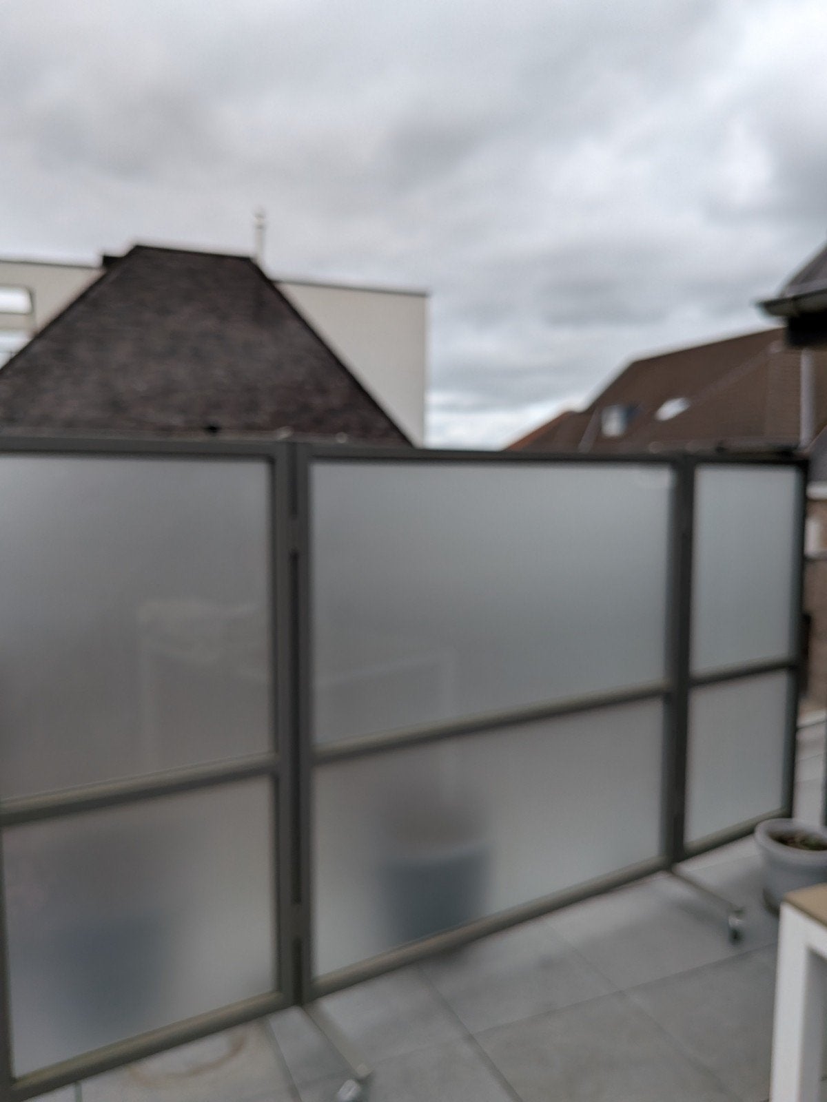windscherm, Tuin en Terras, Ophalen, Zo goed als nieuw, IJzer