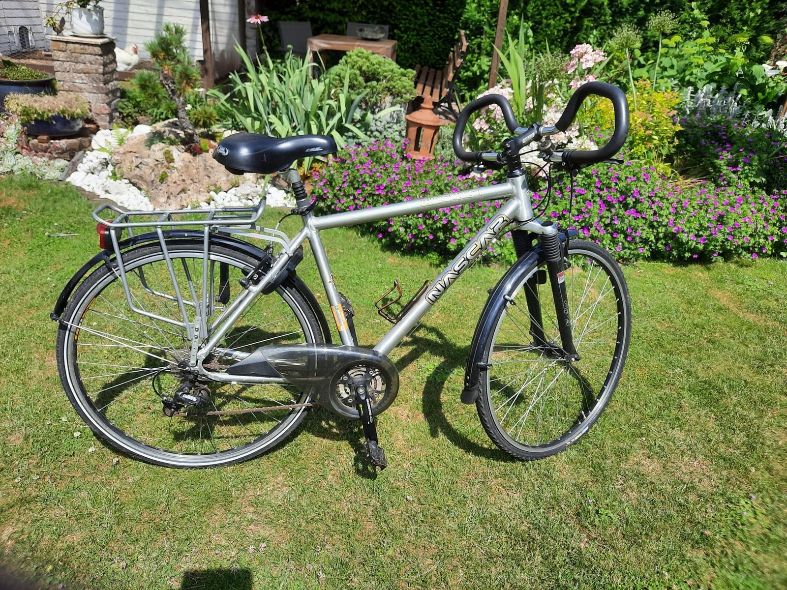 Allround fiets NASCAR, 28 inch, Gebruikt, Velgrem, Meer dan 20 versnellingen