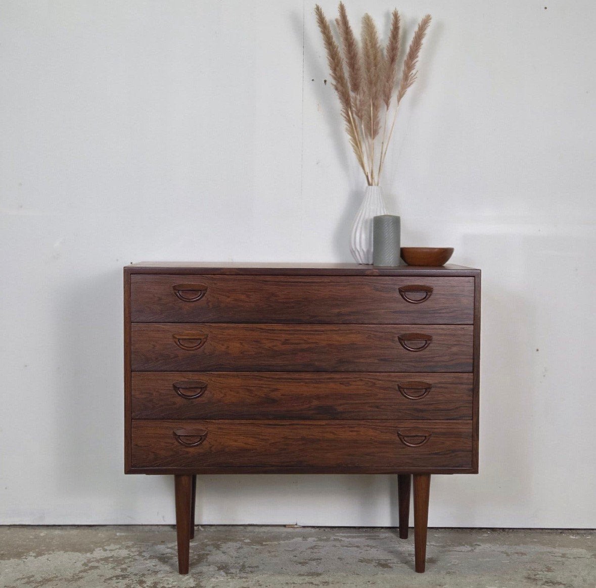 Kai Kristiansen vintage jaren 60 Deense ladekast Palissander, Ophalen, Danish, schoenenkast, commode, kommode ladenkast, Zo goed als nieuw
