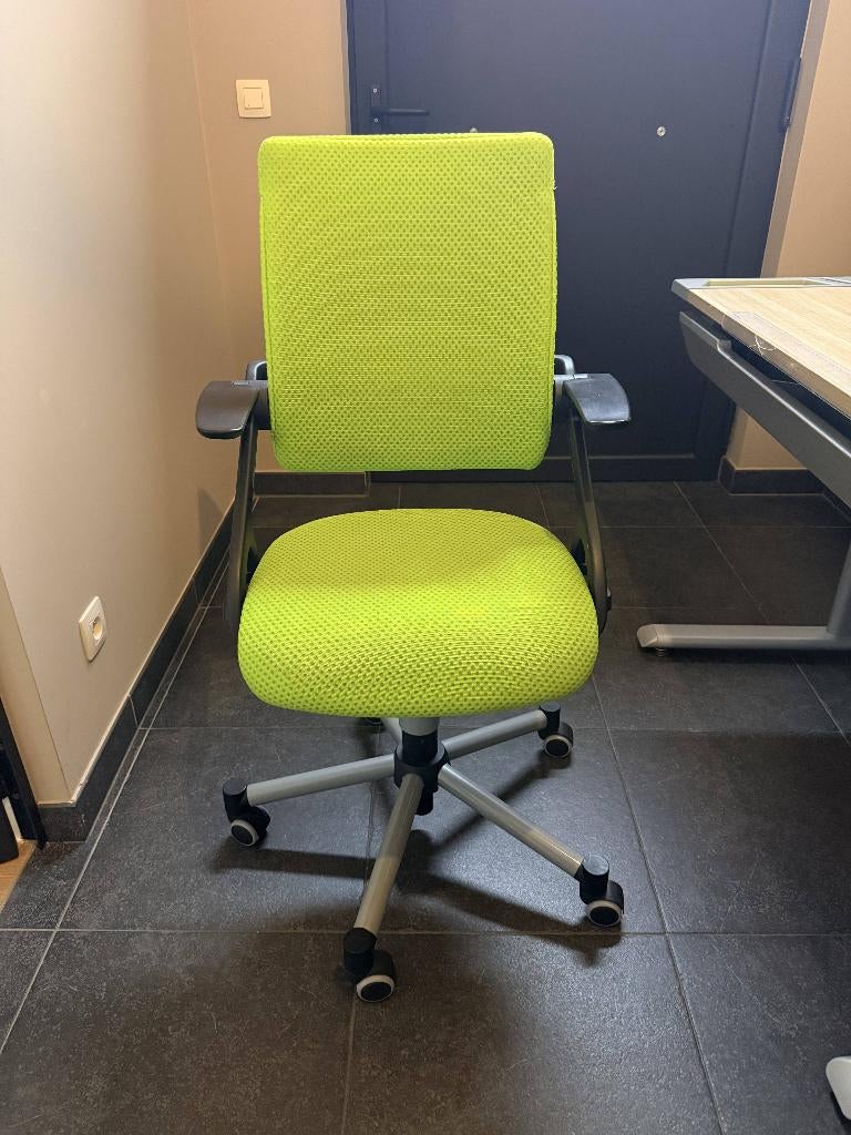 bureau en bureaustoel, Ophalen, 120 cm, Kinderbureau, Bruin