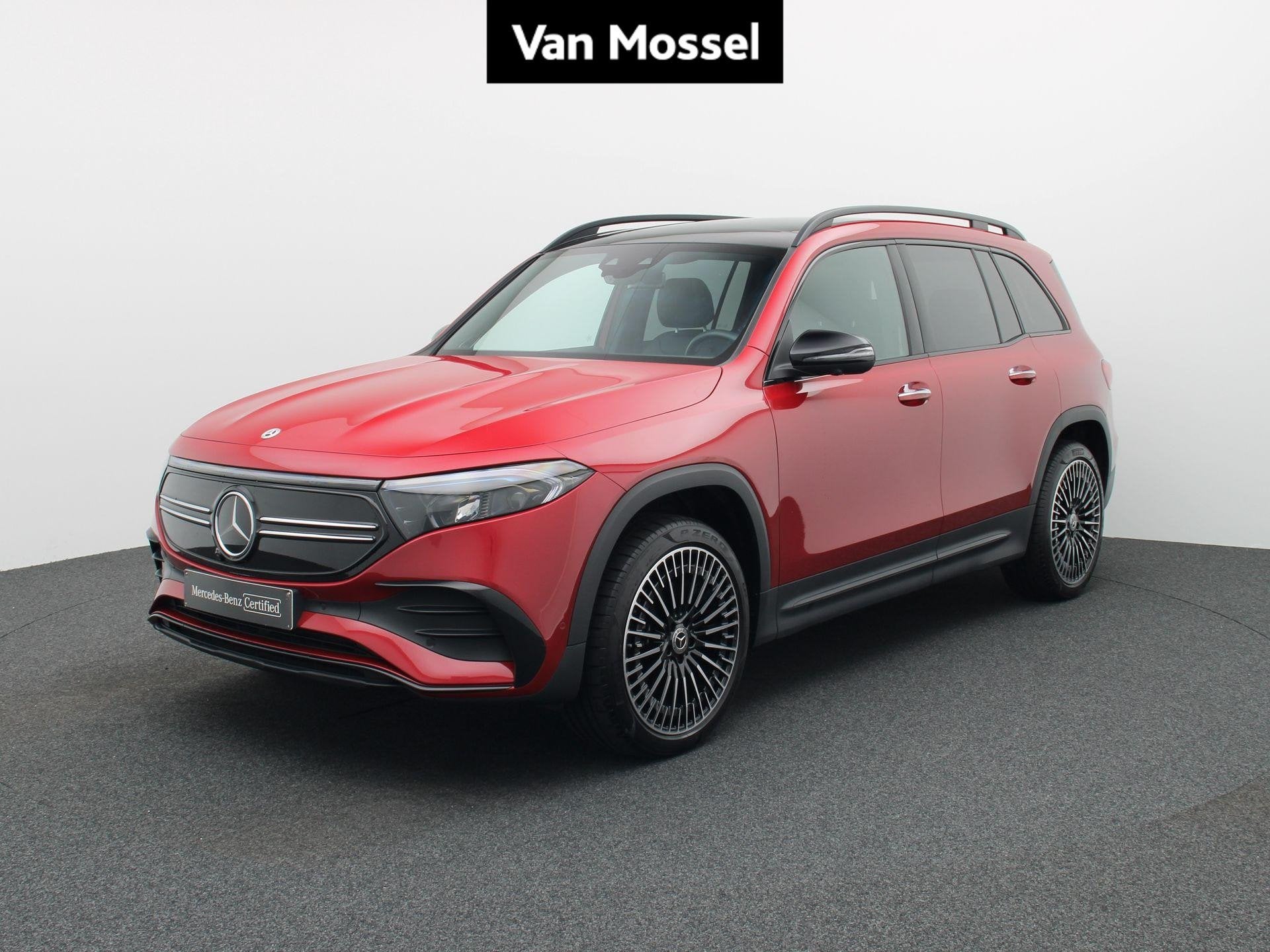 Mercedes-Benz EQB 350 4MATIC AMG Line + LEDER + PANO + BURME, Rouge, 215 kW, Achat, Entretenue par le concessionnaire