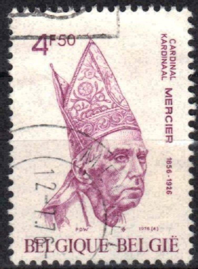 Belgie 1976 - Yvert 1793/OBP 1798 - Kardinaal Mercier (ST), Postzegels en Munten, Verzenden, Gestempeld, Gestempeld