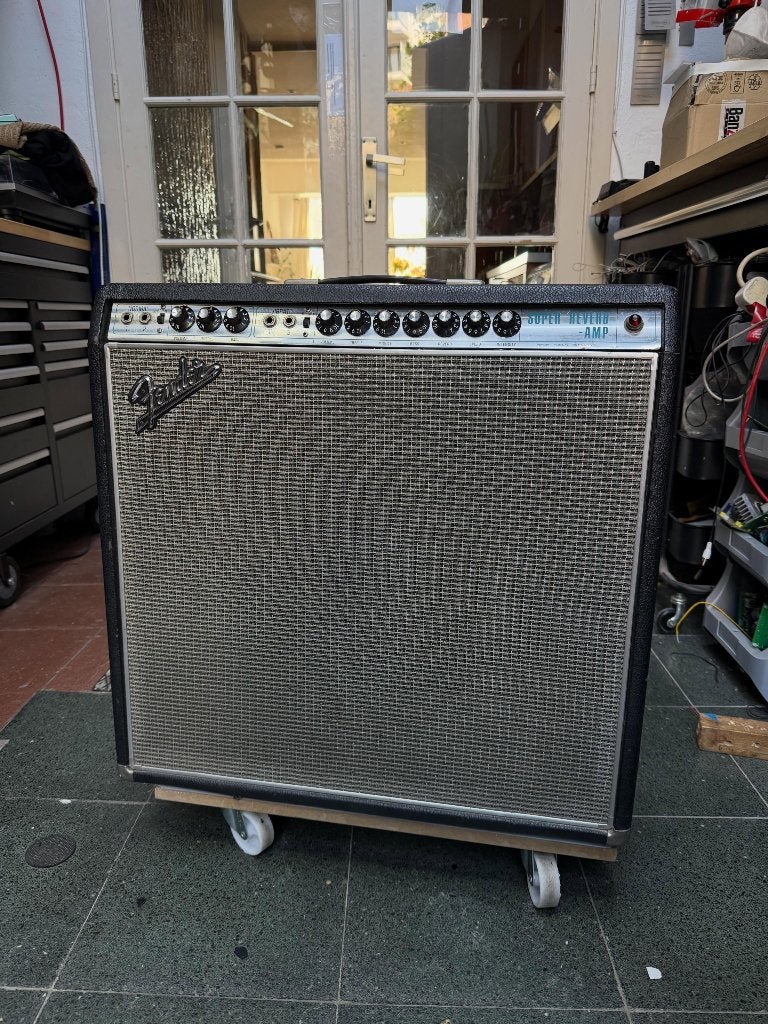 Originele 1968 Fender Super Reverb Silverface "Drip Edge", Muziek en Instrumenten, Ophalen, Gebruikt, Gitaar, 50 tot 100 watt