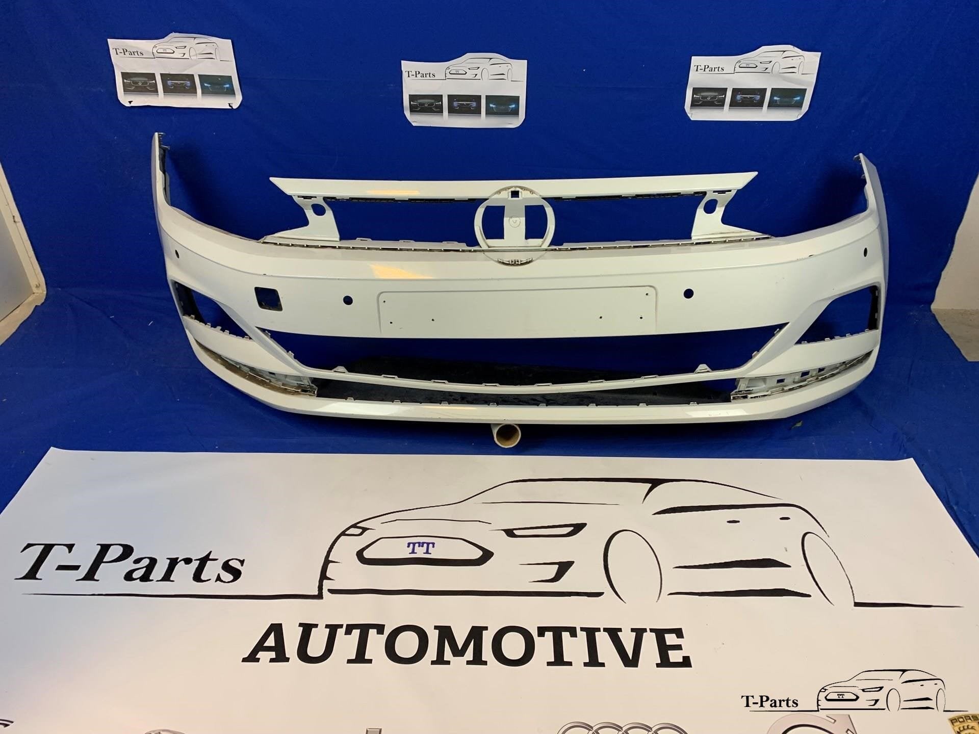 Volkswagen polo 2G voorbumper origineel 2017+ Pdc, Gebruikt, Volkswagen AG, Vw@volkswagen.de, Bumper