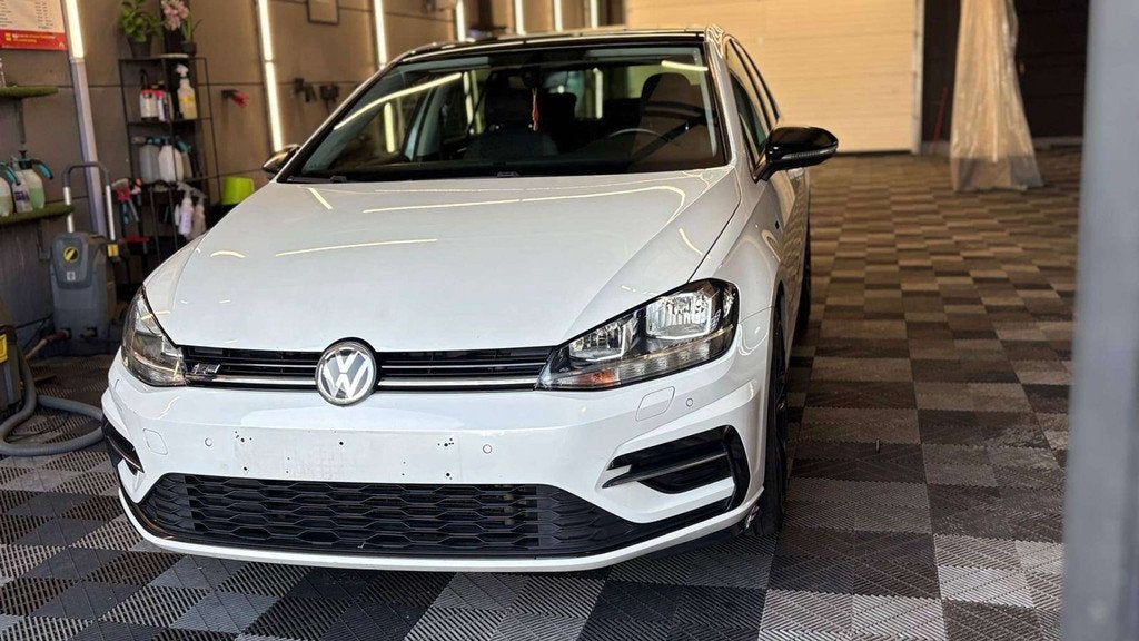 Volkswagen Golf 1.0 TSI bj. 2019 R-Line REEDS GEKEURD VOOR V, Gebruikt, 4 cilinders, Wit, Bedrijf