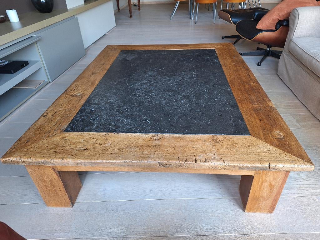 Salontafel, Ophalen, Gebruikt, 100 tot 150 cm, Teakhout