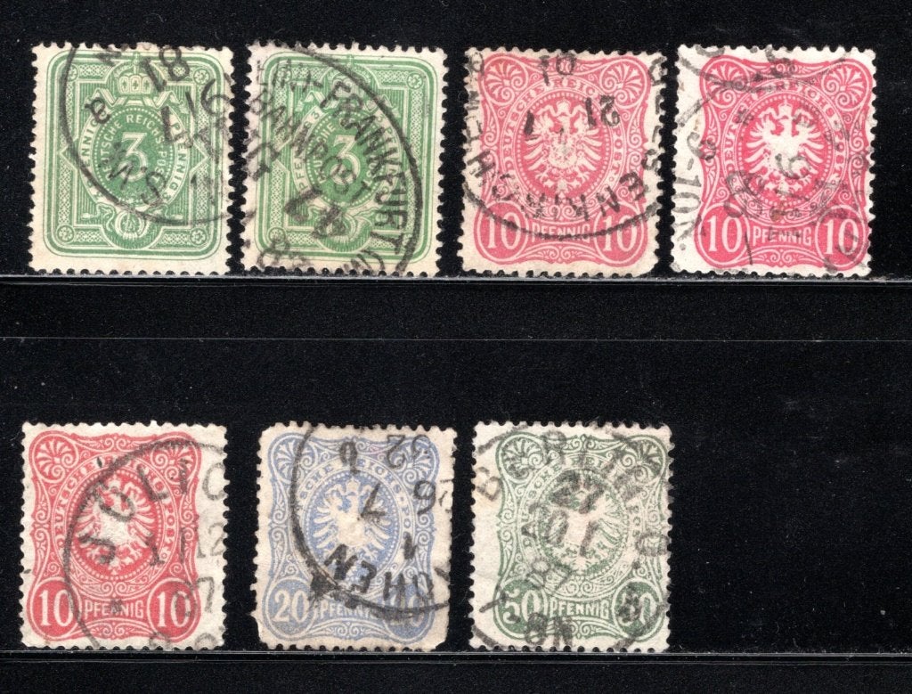 DEUTSCHES REICH jaar 1879 gestempeld, Verzenden, Gestempeld