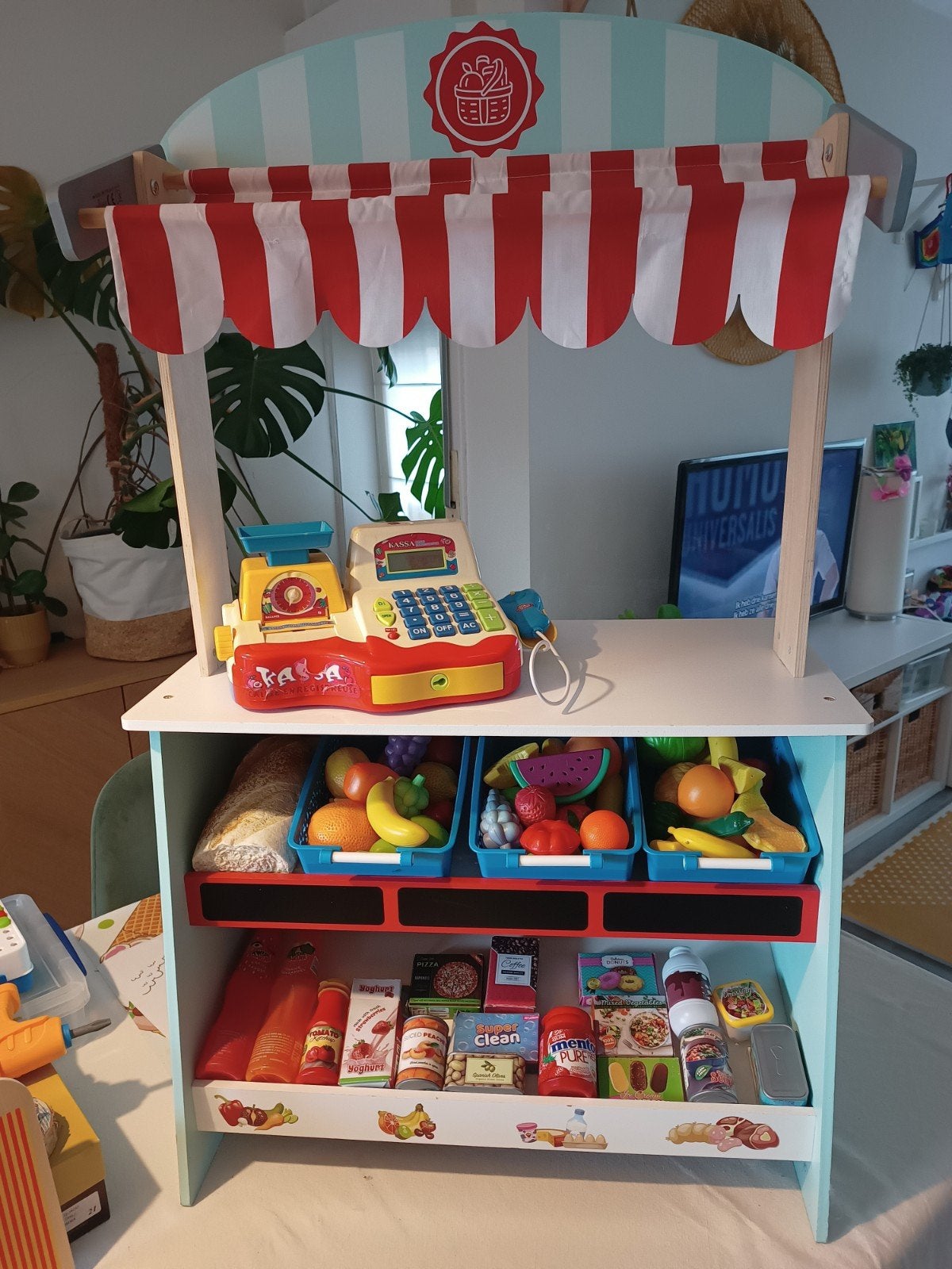 Winkeltje met toebehoren, Ophalen, Gebruikt, Hout, Speelkeuken