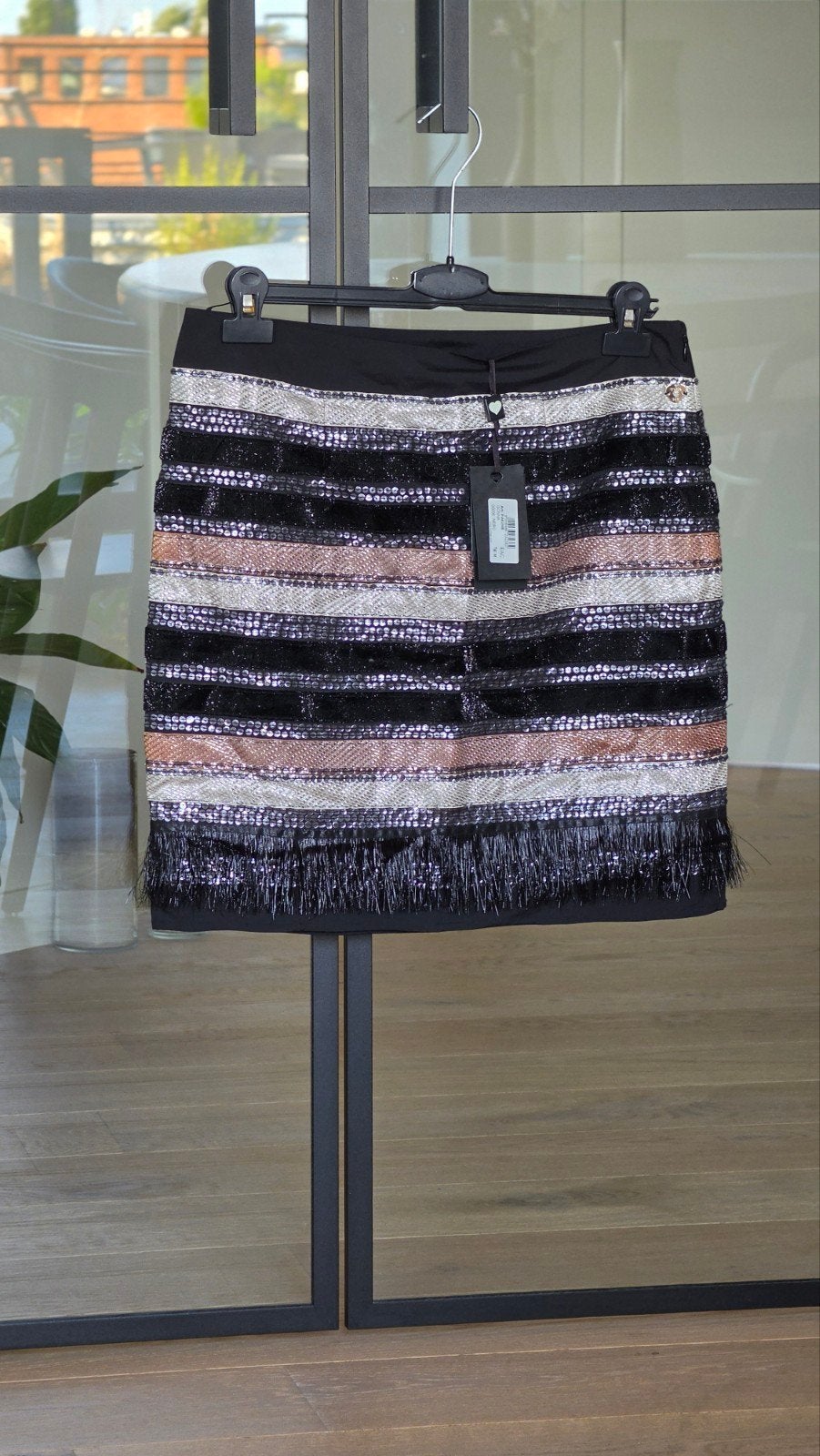Rok Twin Set met pailletten - maat  M/38, Kleding | Dames, Maat 38/40 (M), Twinset, Meerkleurig, Nieuw