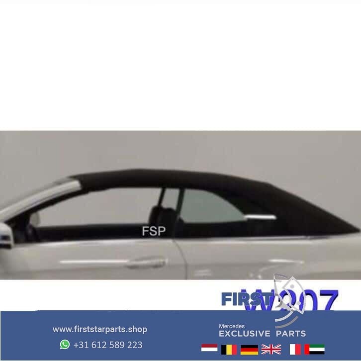 W207 E Klasse Cabriodak Mercedes zwart cabrio dak compleet, Gebruikt, Ophalen of Verzenden, -, -